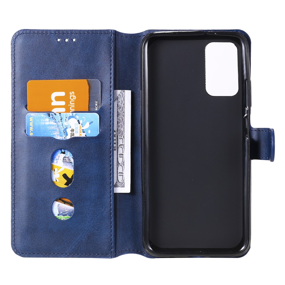  Xiaomi Redmi 9T - Solid Läder Fodral - Blå