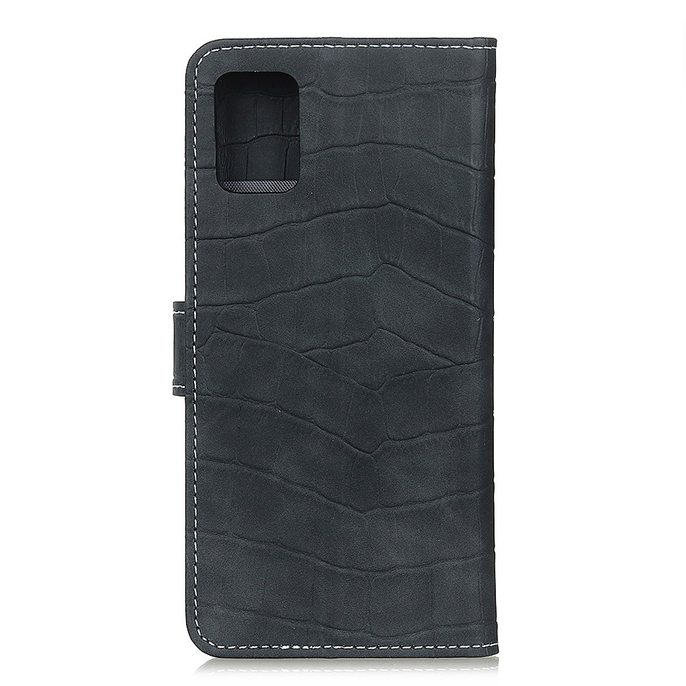 Xiaomi Redmi 9T - Krokodil Textur Fodral - Svart