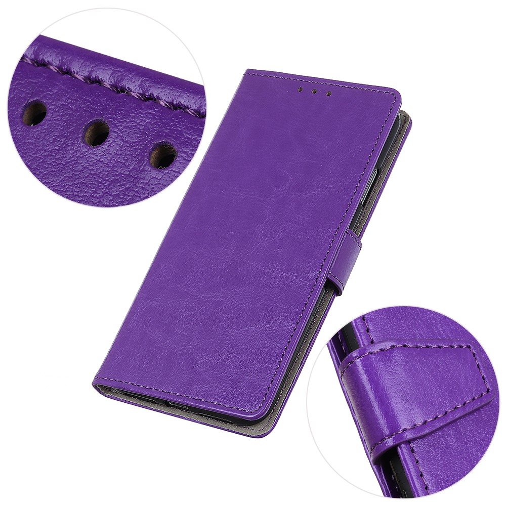  OnePlus 9 - Crazy Horse Fodral - Lila