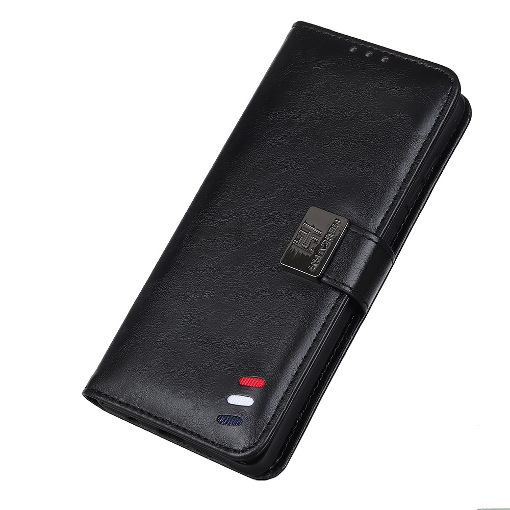 KHAZNEH OnePlus 9 - KHAZNEH Tri-Color Läder Fodral - Svart