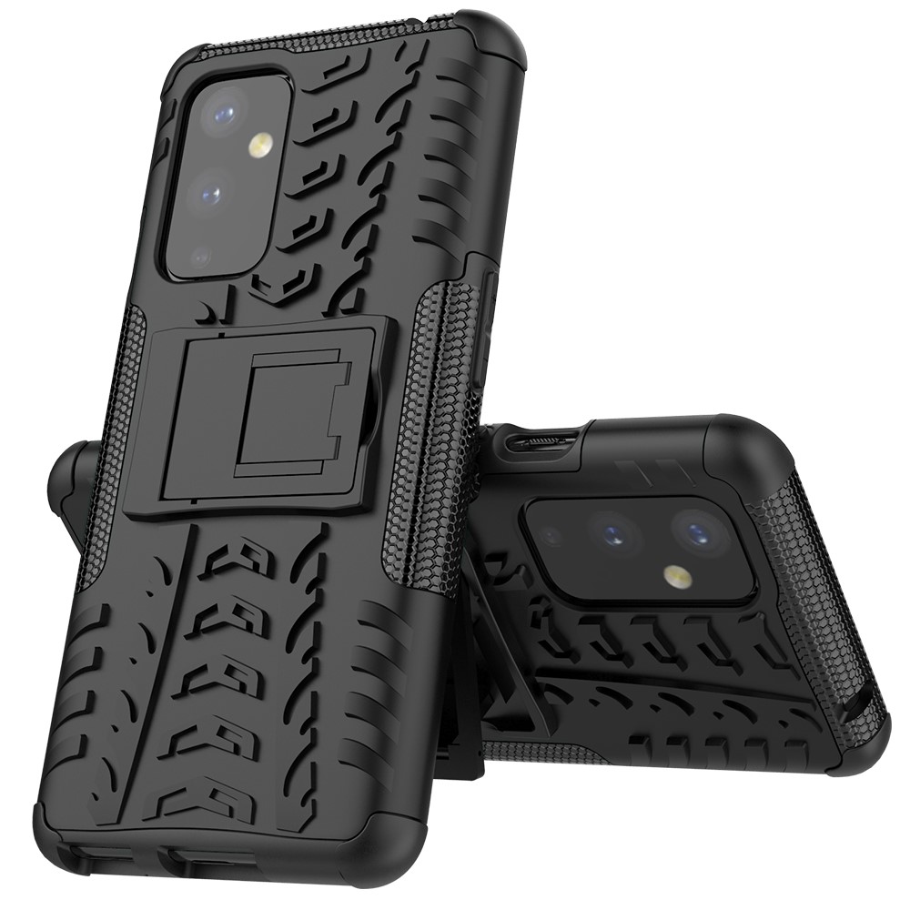  OnePlus 9 - Ultimata Stöttåliga Skalet med Stöd - Svart