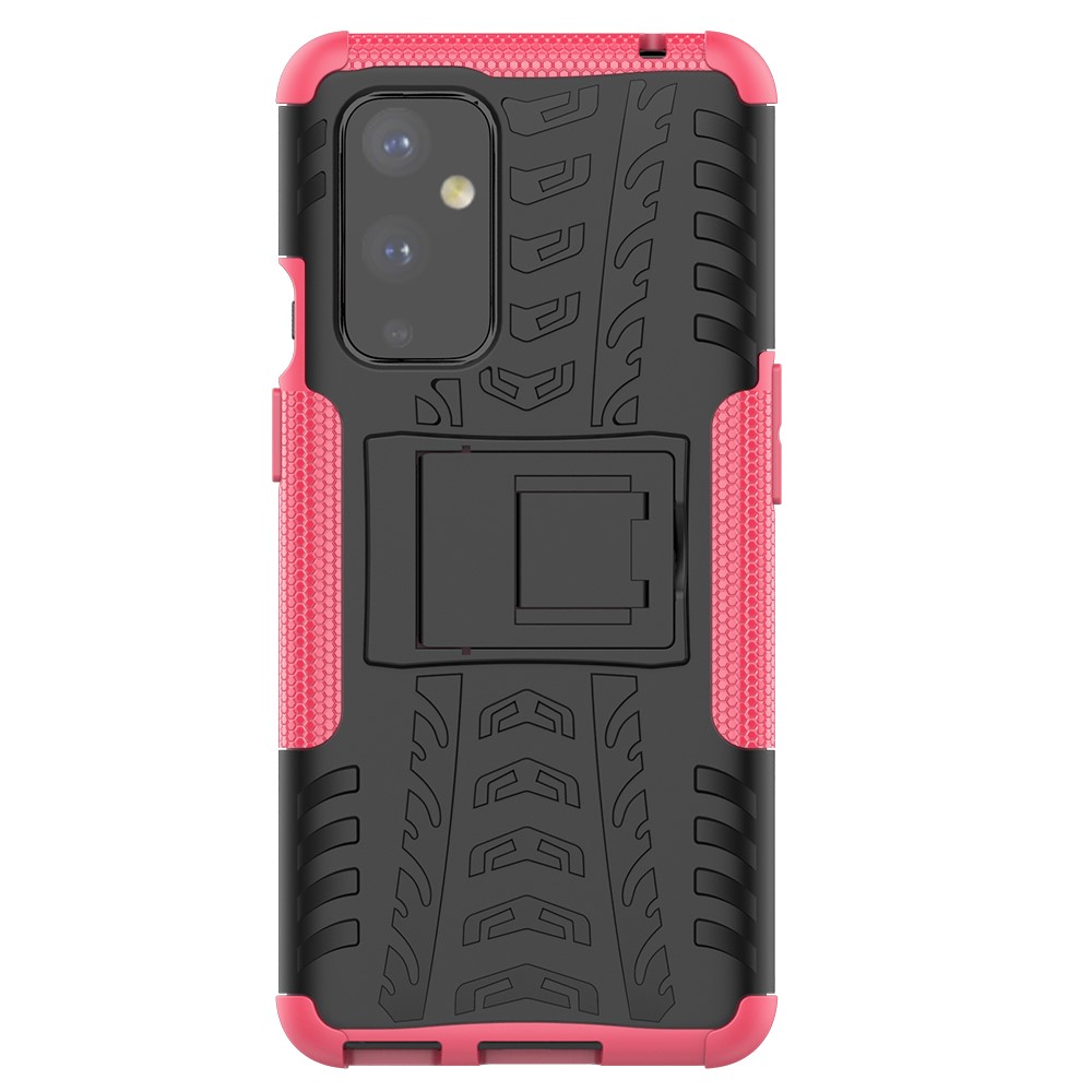  OnePlus 9 - Ultimata Stöttåliga Skalet med Stöd - Rosa