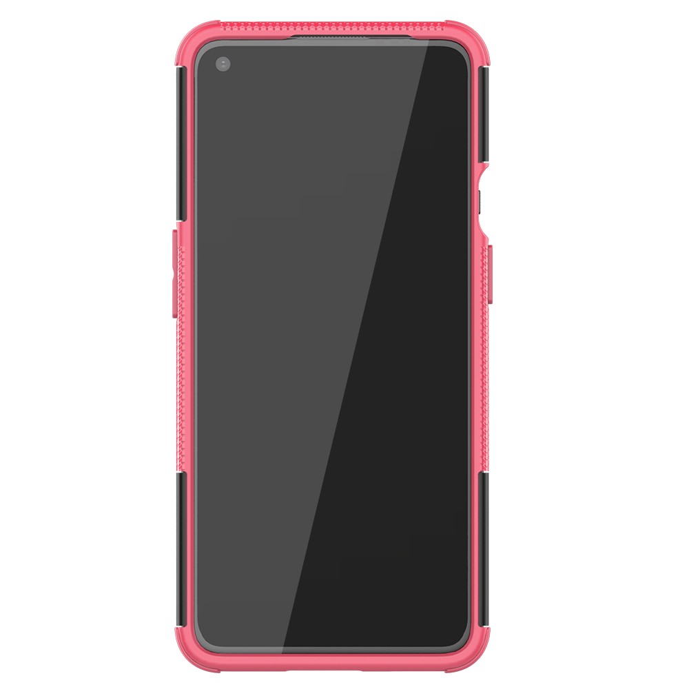  OnePlus 9 - Ultimata Stöttåliga Skalet med Stöd - Rosa