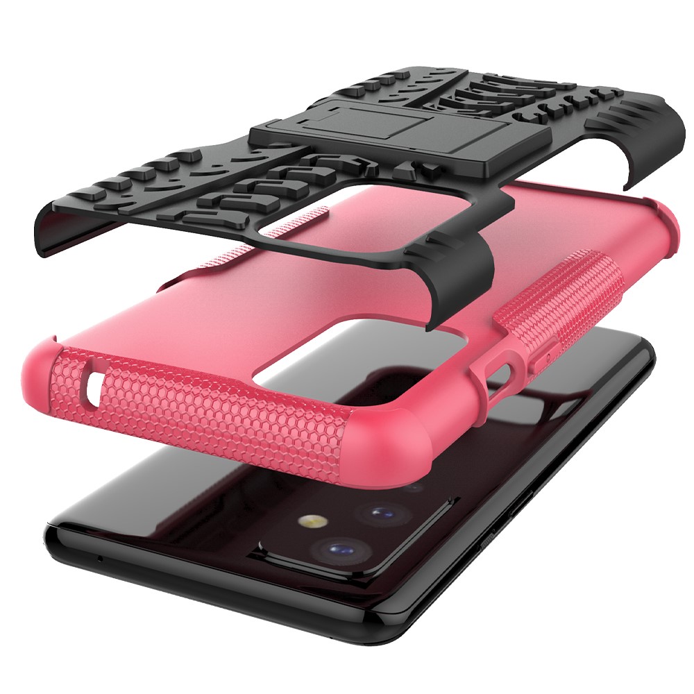  OnePlus 9 - Ultimata Stöttåliga Skalet med Stöd - Rosa