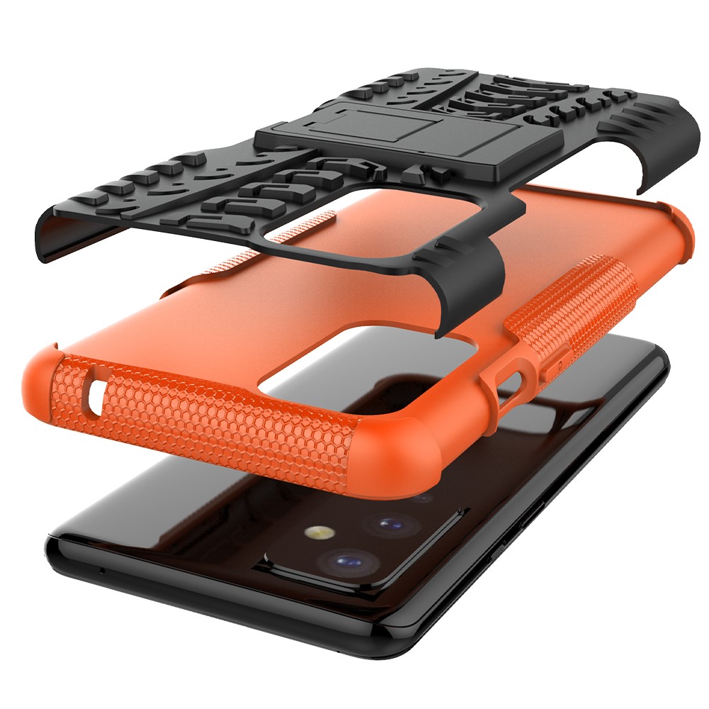  OnePlus 9 - Ultimata Stöttåliga Skalet med Stöd - Orange