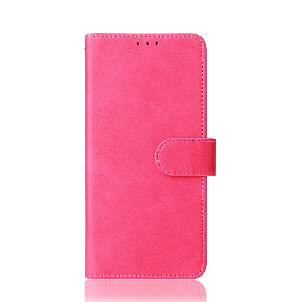  OnePlus 9 - Silkeslent Läder Fodral - Rosa