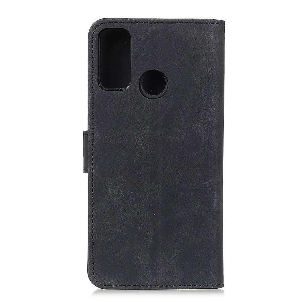 KHAZNEH Motorola Moto G10/G20/G30 - KHAZNEH Retro Läder Fodral - Svart