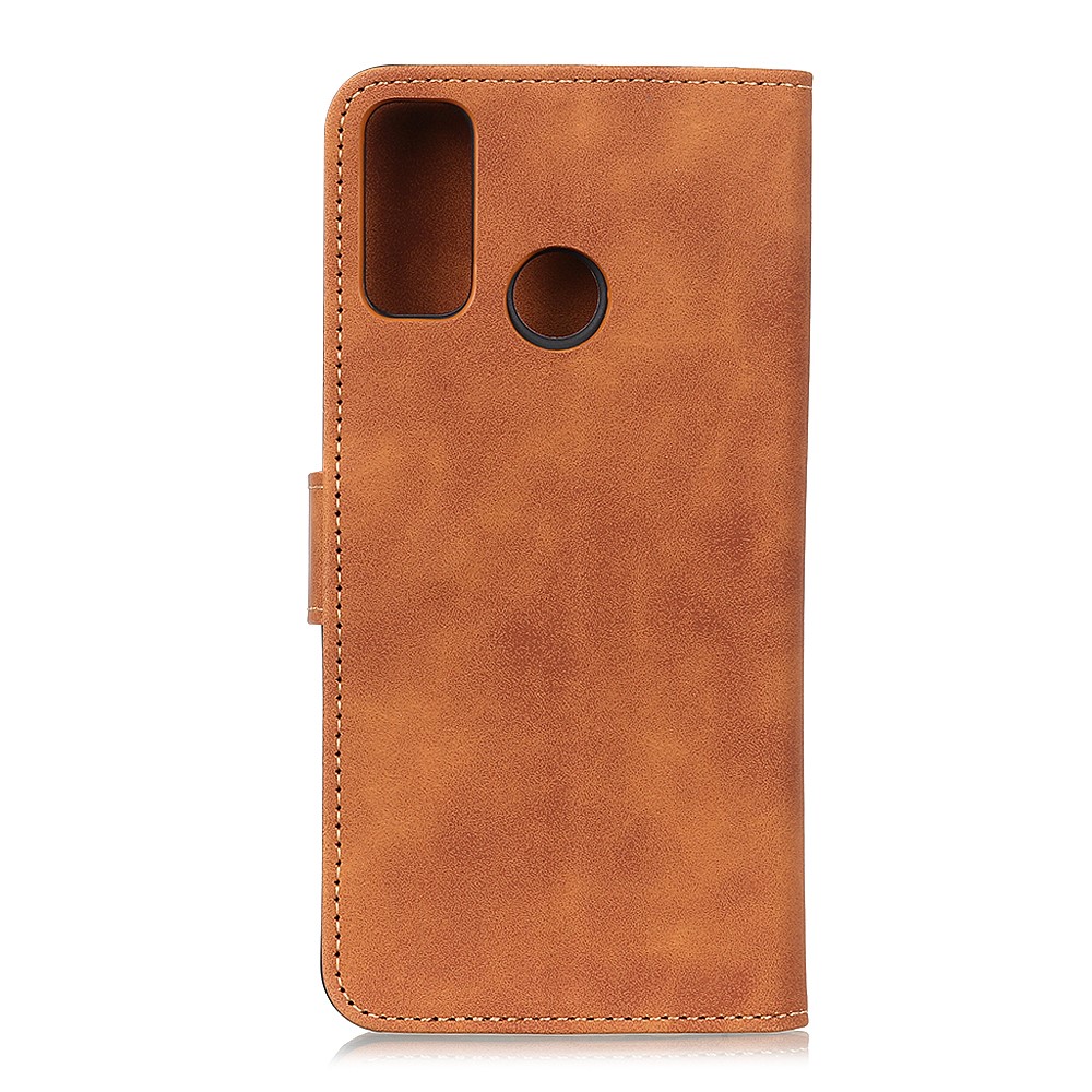 KHAZNEH Motorola Moto G10/G20/G30 - KHAZNEH Retro Läder Fodral - Brun