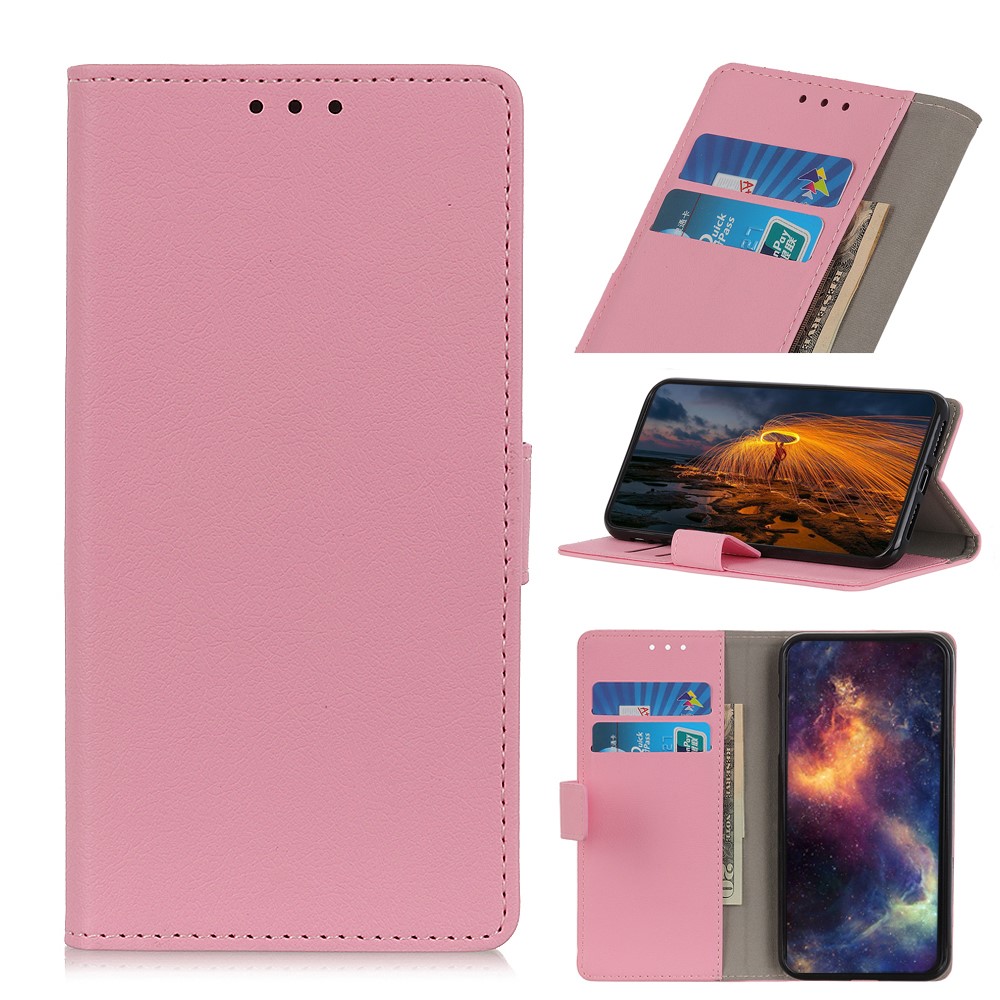  Motorola Moto G10/G20/G30 - Läder Fodral - Rosa