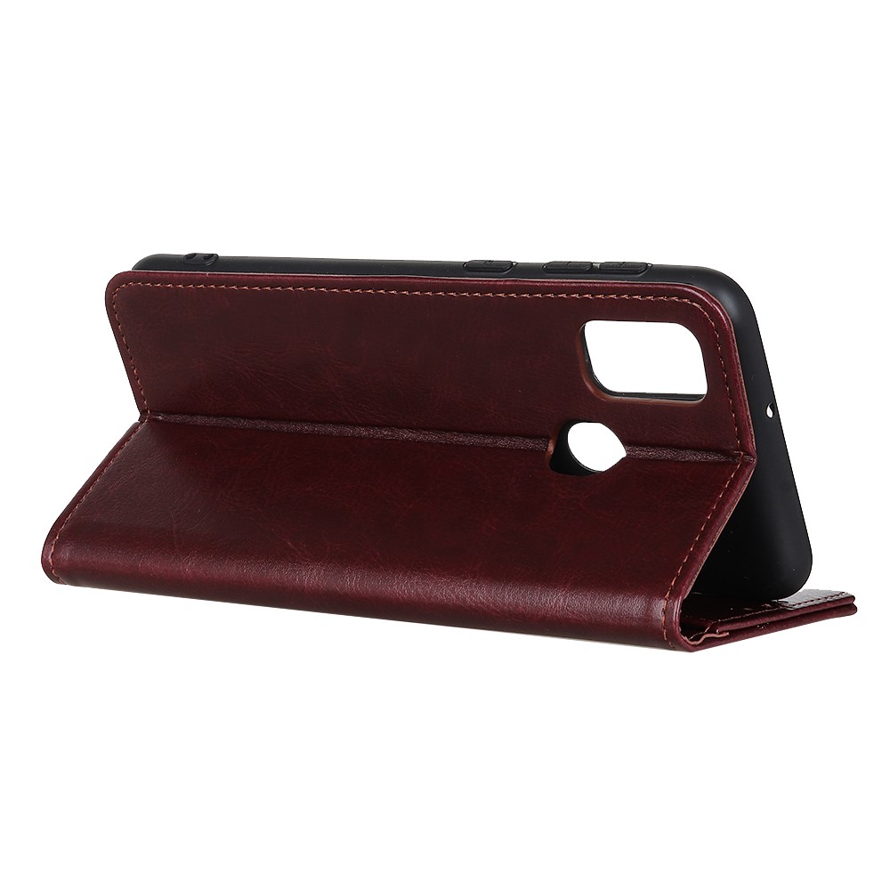  Motorola Moto G10/G20/G30 - Crazy Horse Plånboksfodral - Brun