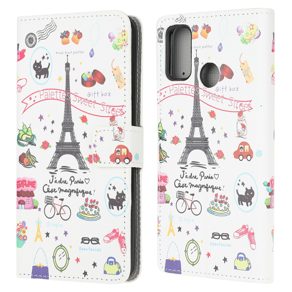  Motorola Moto G10/G20/G30 - Fodral Med Tryck - Eiffeltornet