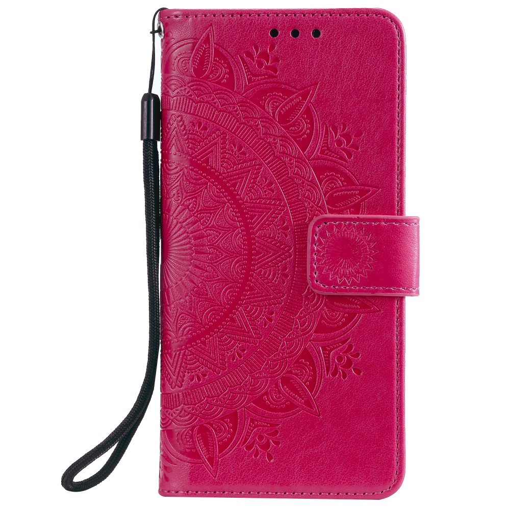  Xiaomi Mi 11 - Mandala Läder Fodral - Rosa