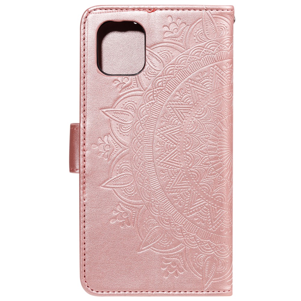  Xiaomi Mi 11 - Mandala Läder Fodral - Roséguld