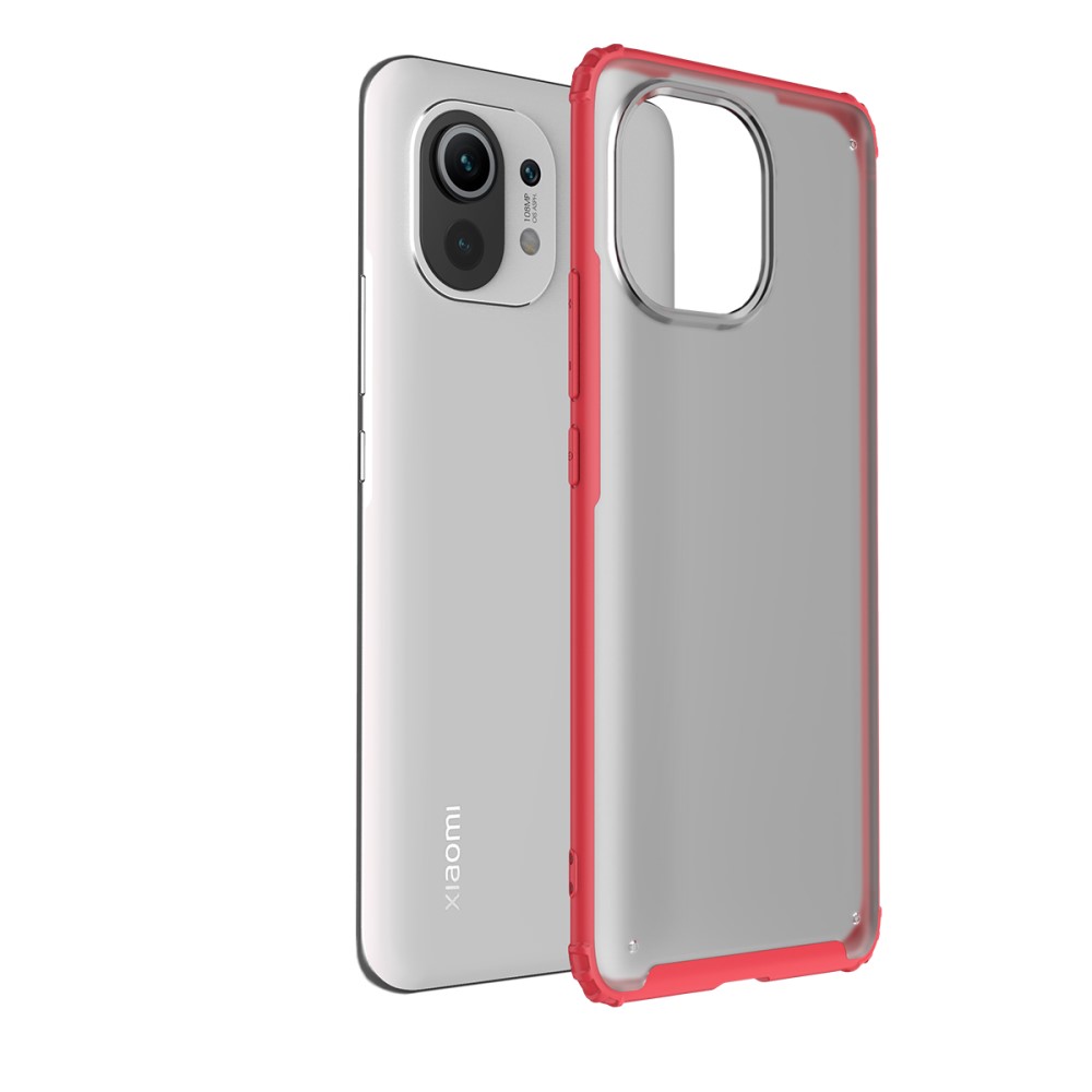  Xiaomi Mi 11 - Shockproof Armor Hybrid Skal - Röd
