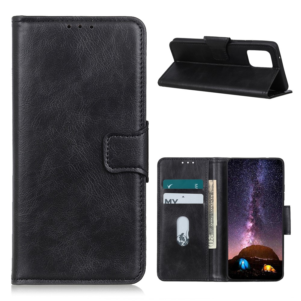  Xiaomi Mi 11 - Crazy Horse Plånboksfodral - Svart