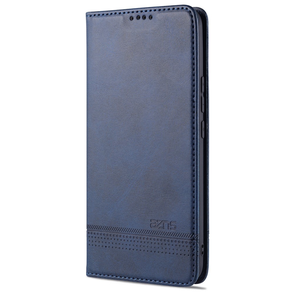 AZNS Xiaomi Mi 11 - AZNS Läder Flip Fodral - Blå