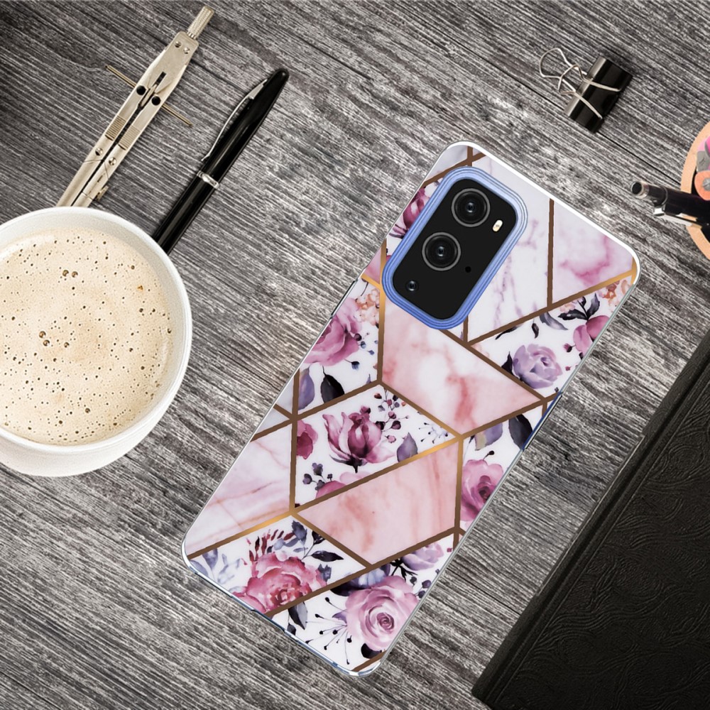  OnePlus 9 Pro - Marmor TPU Skal