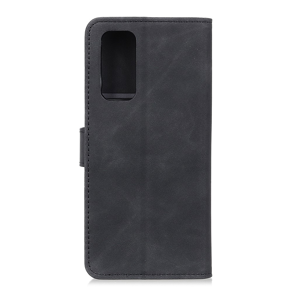 KHAZNEH OnePlus 9 Pro - KHAZNEH Retro Läder Fodral - Svart