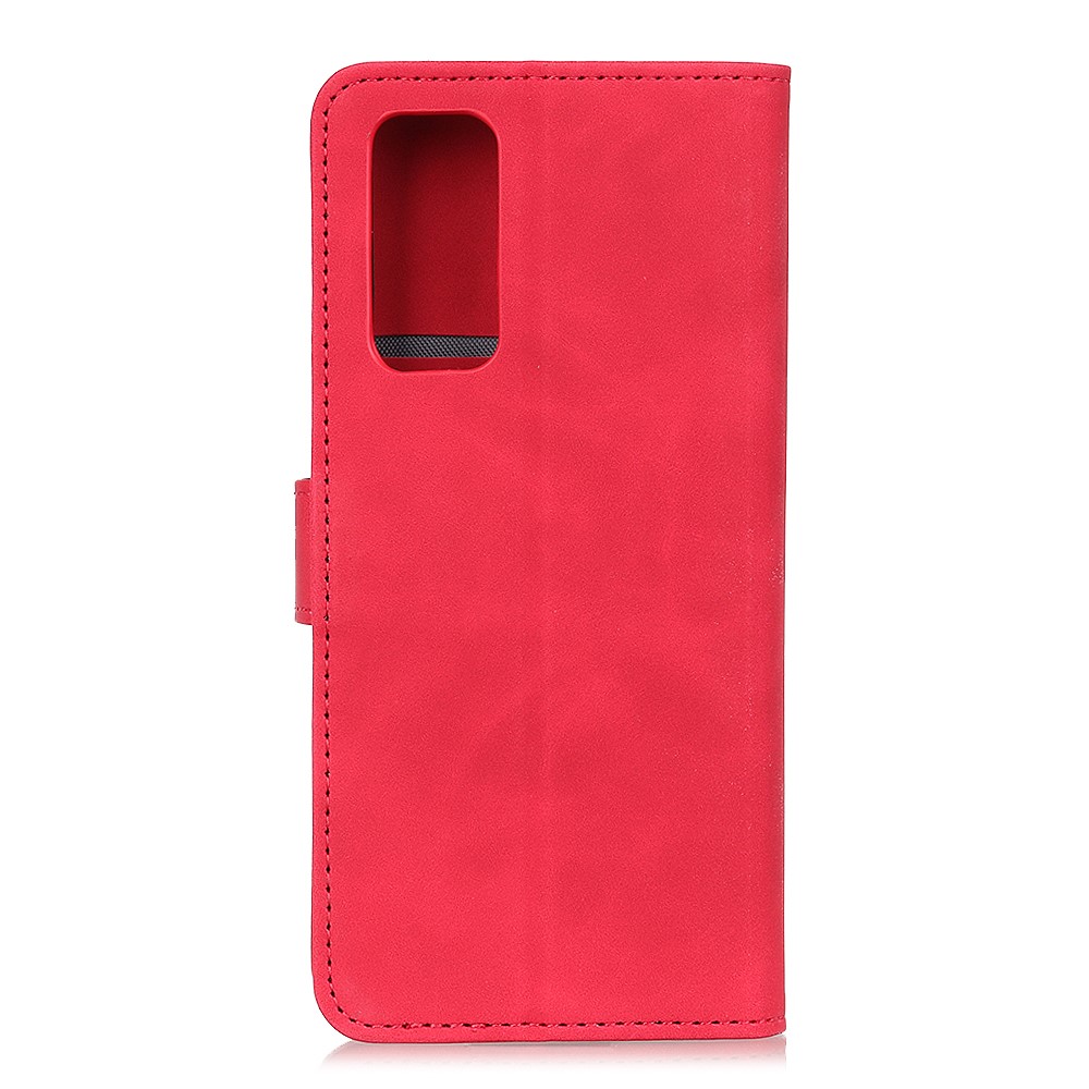 KHAZNEH OnePlus 9 Pro - KHAZNEH Retro Läder Fodral - Röd