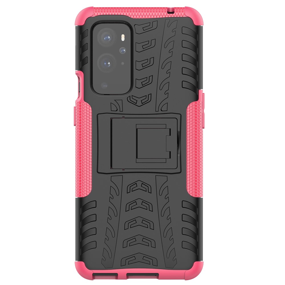  OnePlus 9 Pro - Ultimata Stöttåliga Skalet med Stöd - Rosa