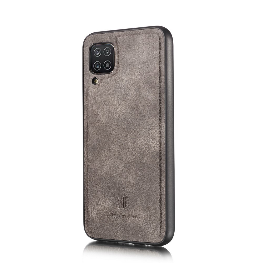 DG.MING Samsung Galaxy A12 - DG.MING 2in1 Magnet Fodral - Grå