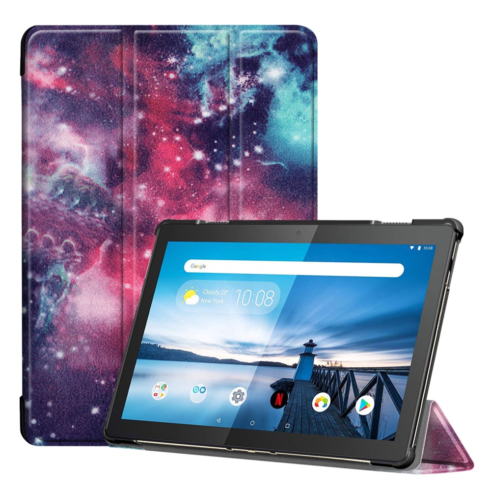  Lenovo Tab M10 TB-X605F TB-X505F Tri-Fold Fodral - Cosmic Space