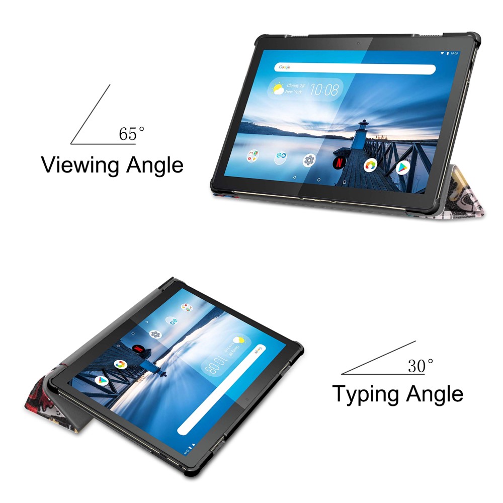  Lenovo Tab M10 TB-X605F TB-X505F Tri-Fold Fodral - Grafitti