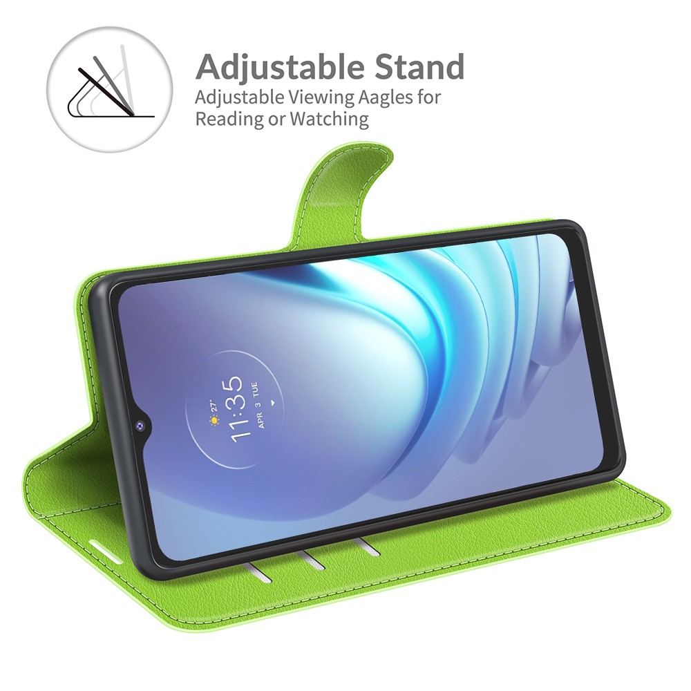  Motorola Moto G50 - Litchi Plånboksfodral - Grön
