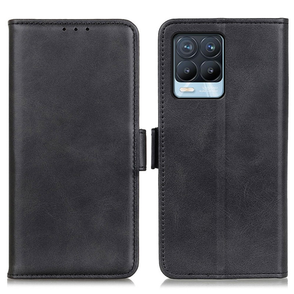  Realme 8 / 8 Pro - Fodral Med Magnetisk Stängning - Svart
