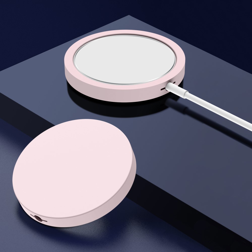  MagSafe Laddare Skal I Silikon - Rosa
