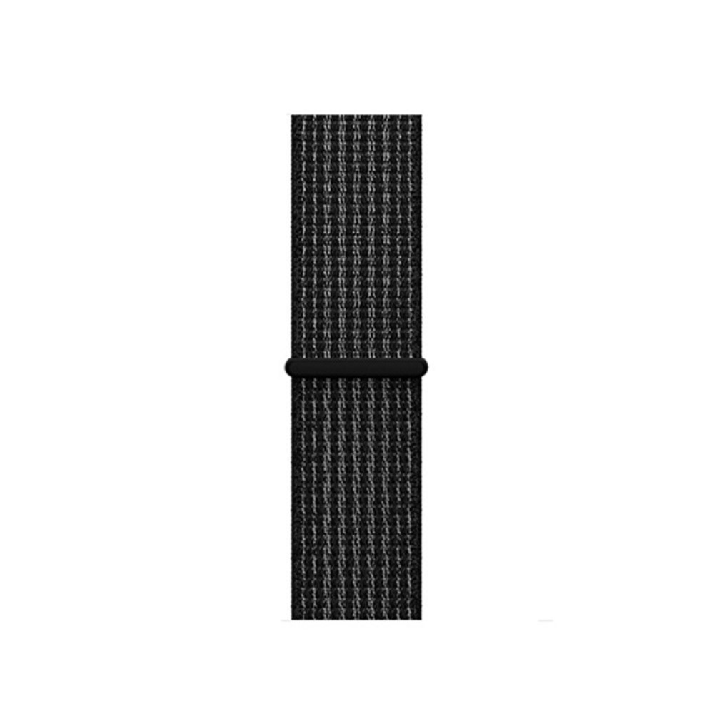  Nylon Armband Apple Watch 42/41/40/38 mm - Svart