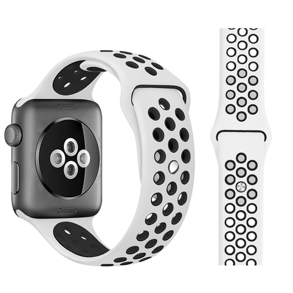  Ihåligt Silikon Armband Apple Watch 42/41/40/38 mm (M