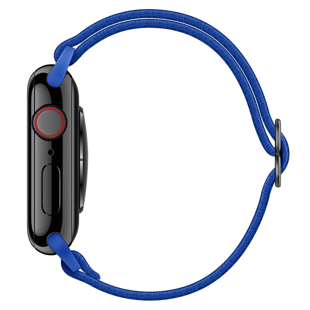  Nylon Armband Justerbart Apple Watch 42/44/45/46/49 mm Blå