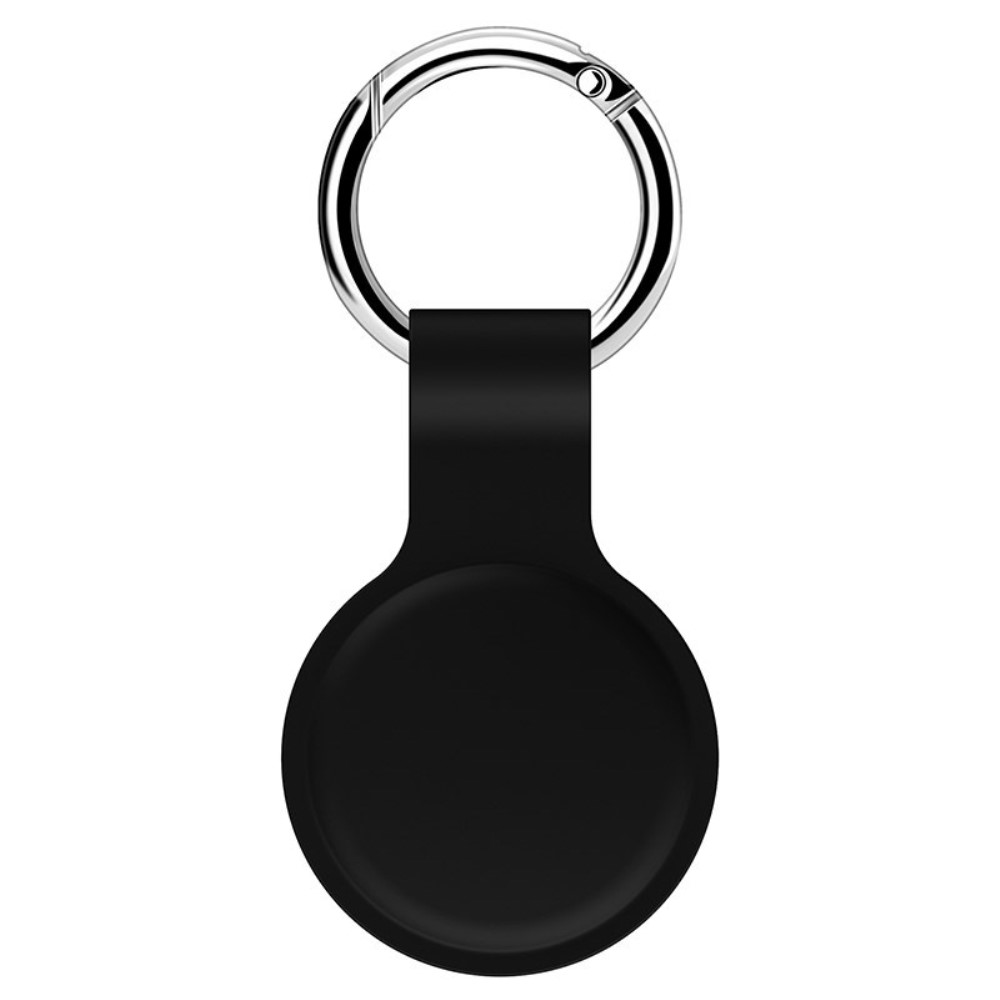  Apple AirTag 2/1 Hållare Silikon Nyckelring - Svart