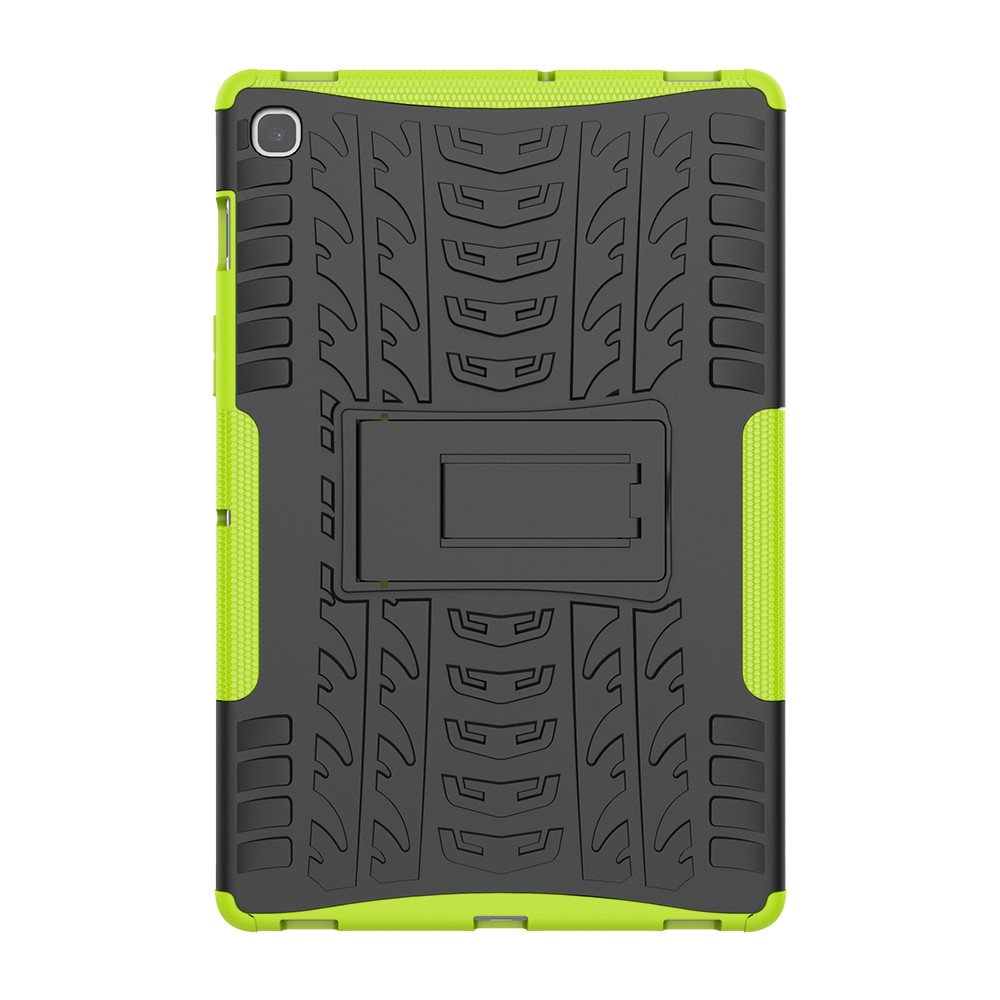  Samsung Galaxy Tab S5e - Rugged Kickstand Armor Skal - Grön