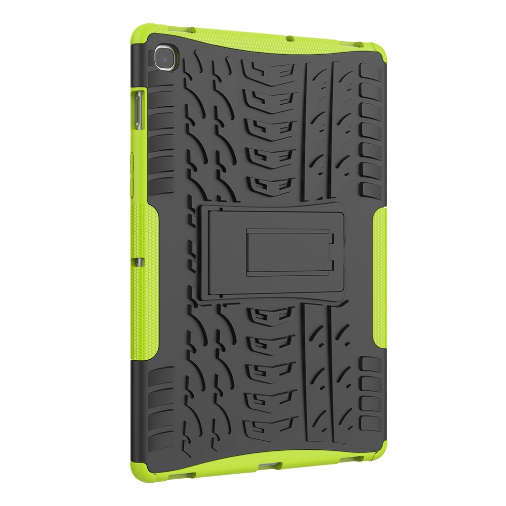  Samsung Galaxy Tab S5e - Rugged Kickstand Armor Skal - Grön
