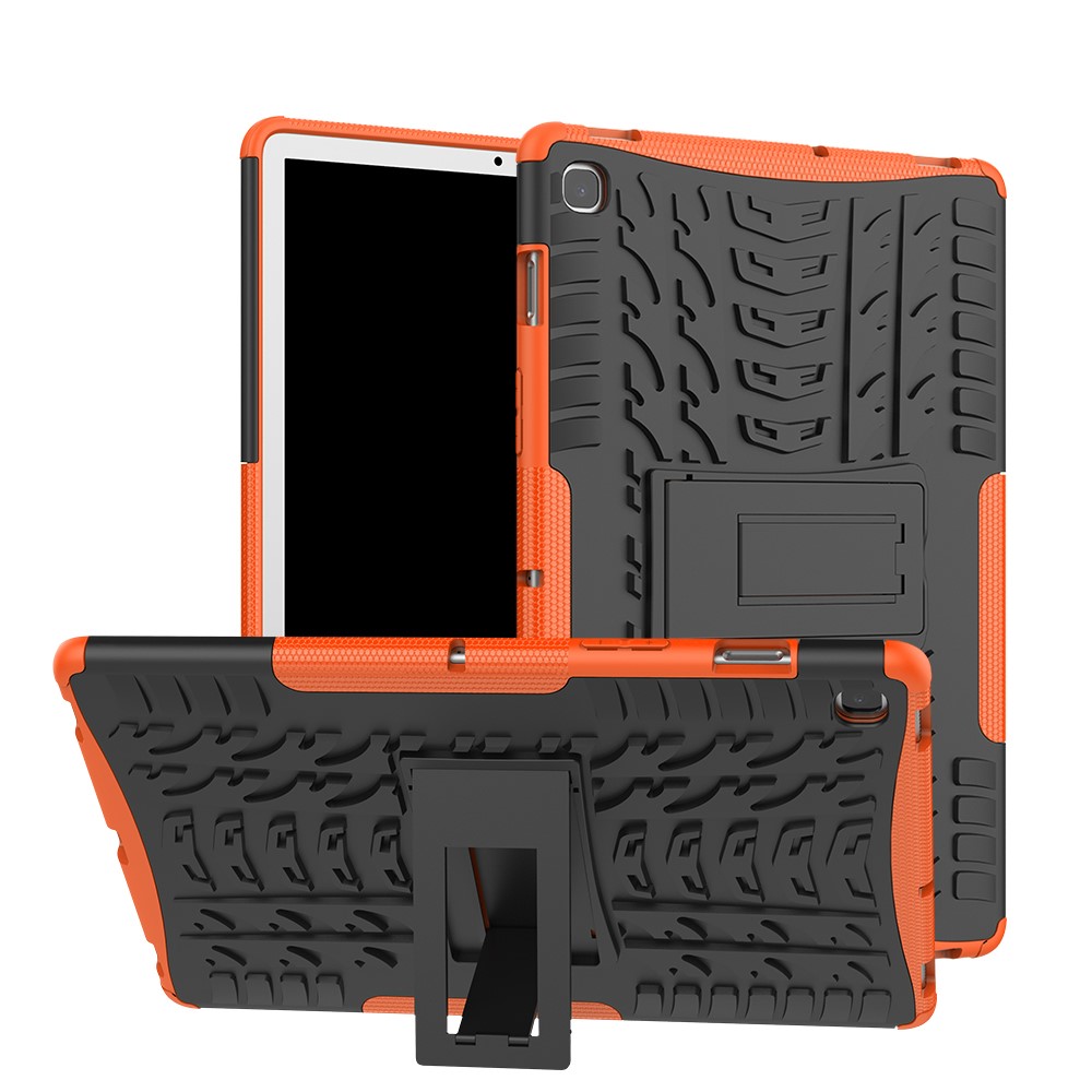  Samsung Galaxy Tab S5e - Rugged Kickstand Armor Skal - Orange