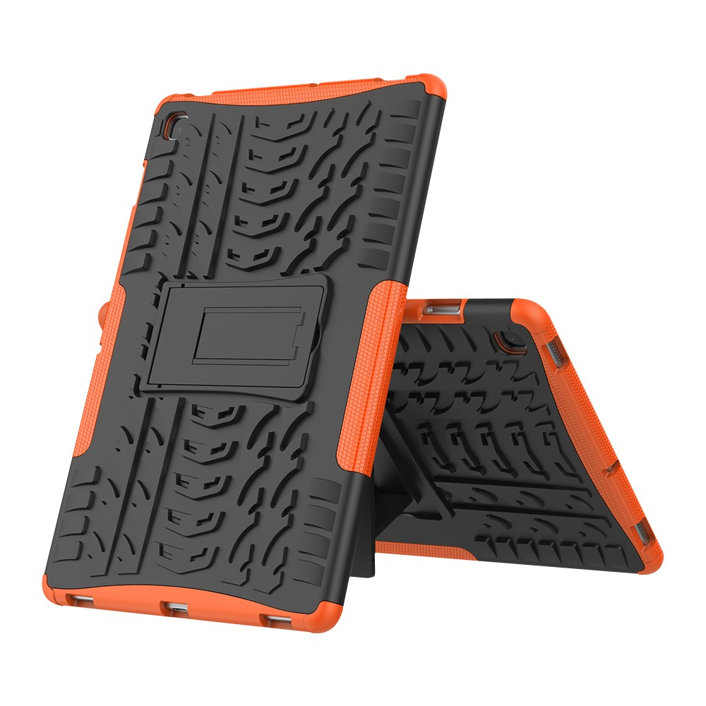  Samsung Galaxy Tab S5e - Rugged Kickstand Armor Skal - Orange