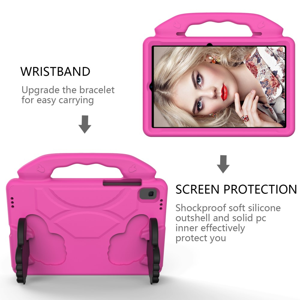  Samsung Galaxy Tab S5e - EVA Shockproof Kickstand Skal - Rosa