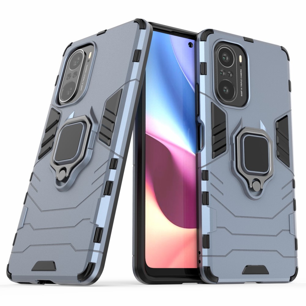  Xiaomi Mi 11i - Hybrid Ring Skal - Blå