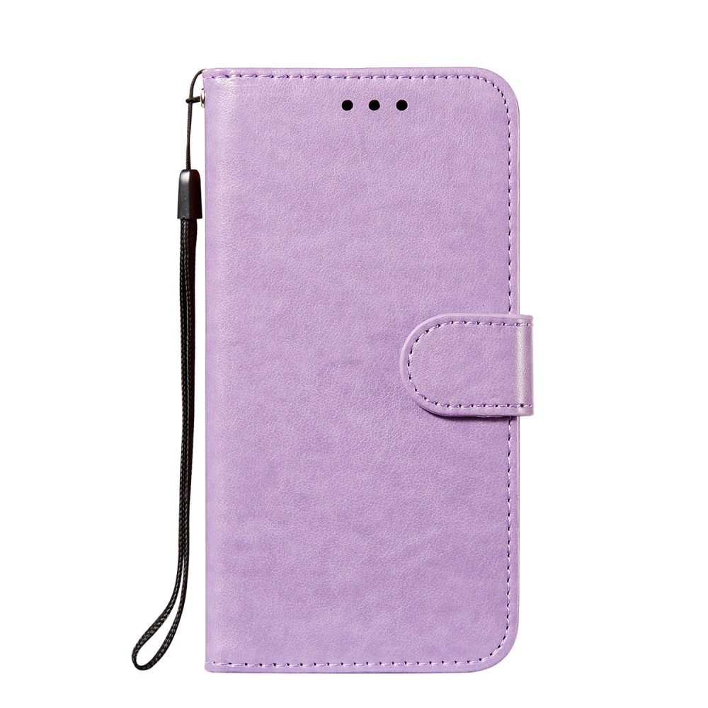  Xiaomi Mi 11i - Solid Läder Fodral - Lila