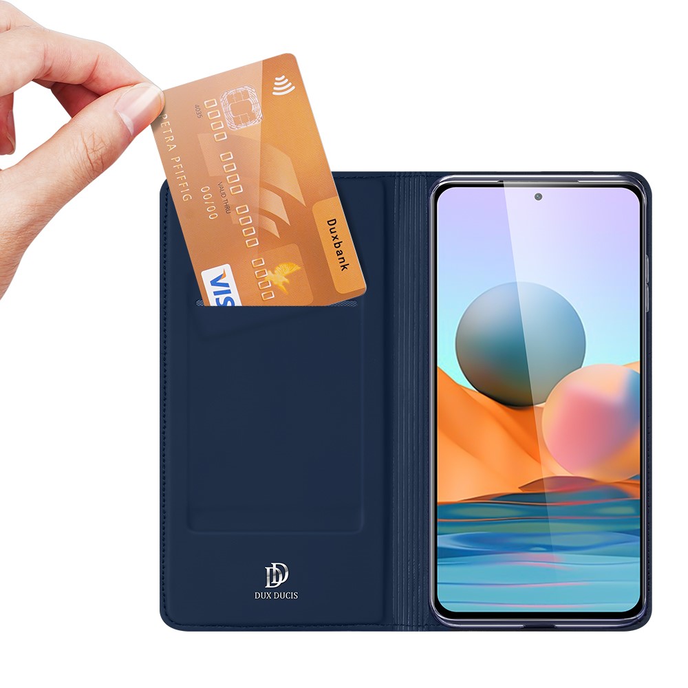 DUX DUCIS Xiaomi Redmi Note 10 Pro - DUX DUCIS Skin Pro Fodral - Blå