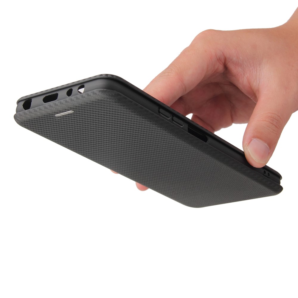  Xiaomi Redmi Note 10 Pro - Kolfiber Textur Fodral - Svart