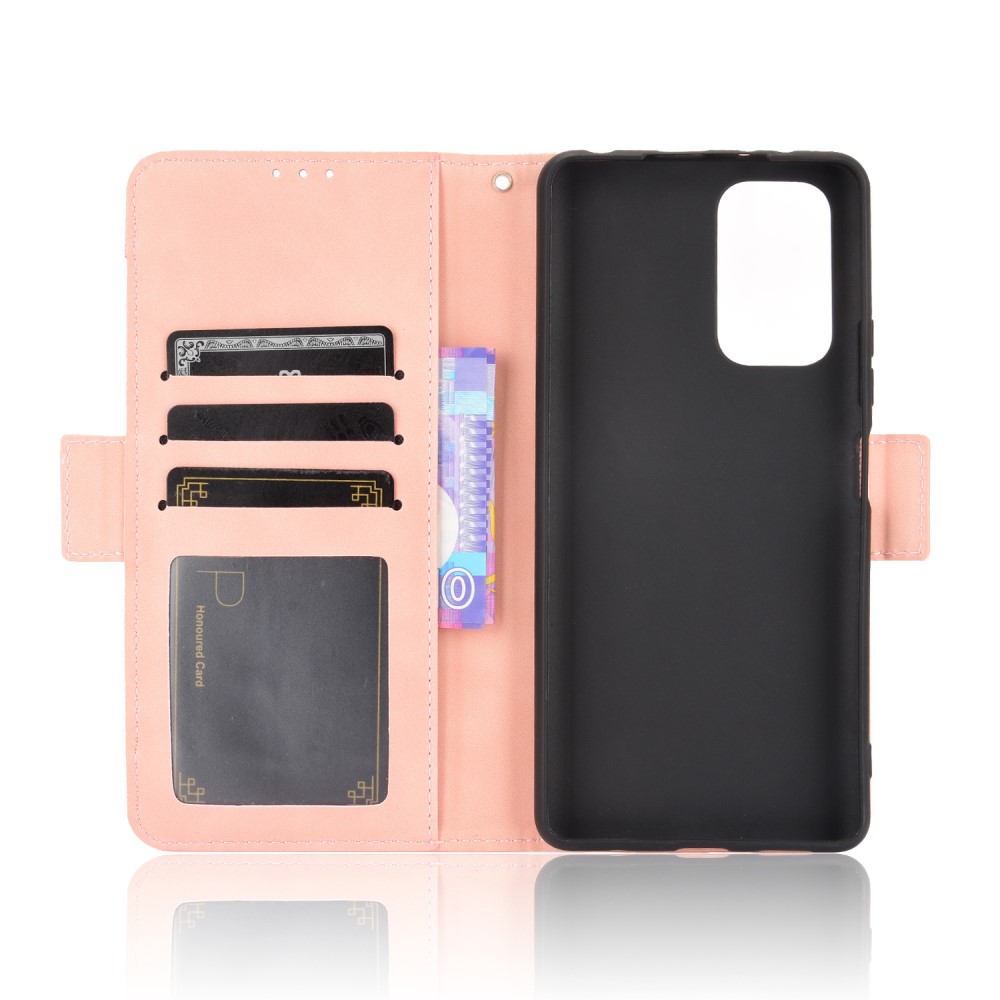  Xiaomi Redmi Note 10 Pro - Fodral Med Avtagbart Kortfodral - Ljus Rosa