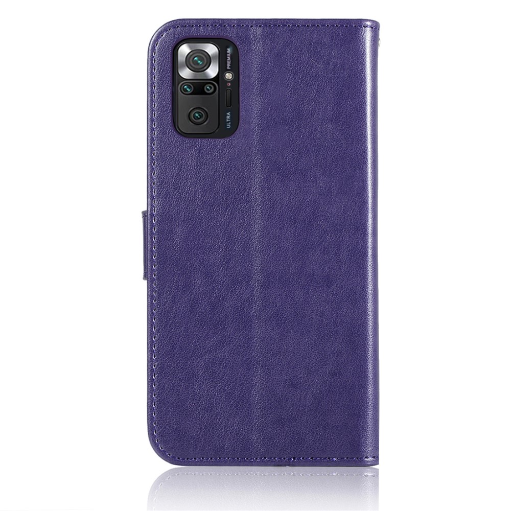  Xiaomi Redmi Note 10 Pro - Owl Dream Catcher Läder Fodral - Lila