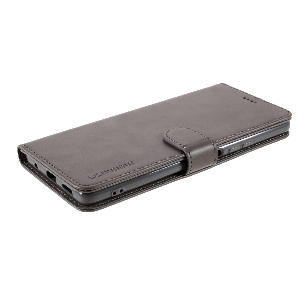 LC.IMEEKE Xiaomi Redmi Note 10 Pro - LC.IMEEKE Läder Fodral - Grå