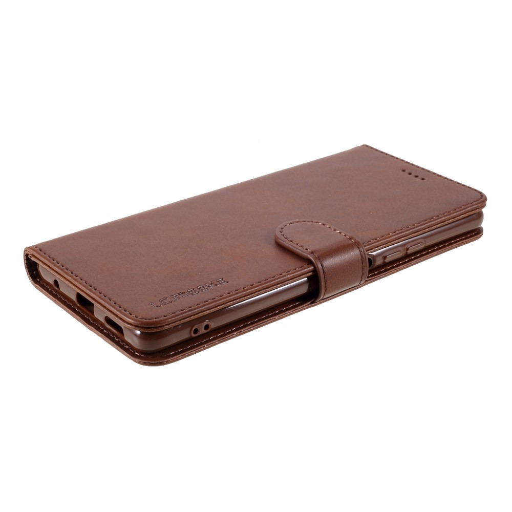 LC.IMEEKE Xiaomi Redmi Note 10 Pro - LC.IMEEKE Läder Fodral - Brun