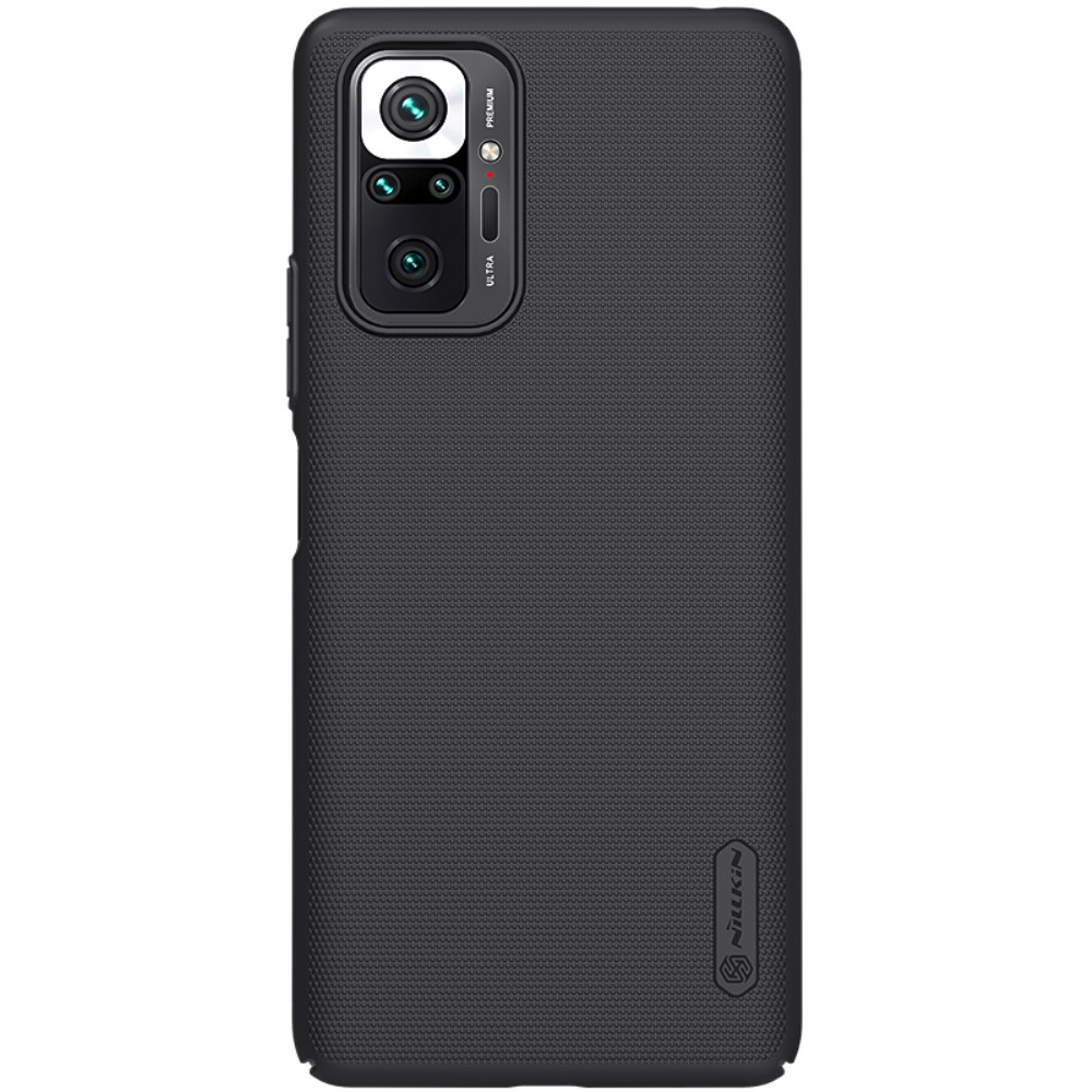 NILLKIN Xiaomi Redmi Note 10 Pro - NILLKIN Shield Frostat Skal - Svart
