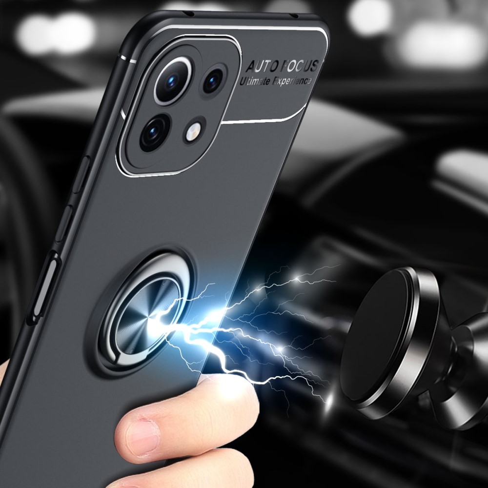  Xiaomi Mi 11 Lite - Ring Skal - Svart
