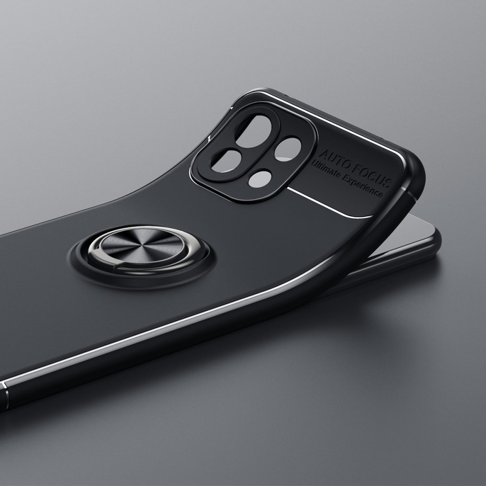  Xiaomi Mi 11 Lite - Ring Skal - Svart/Roséguld